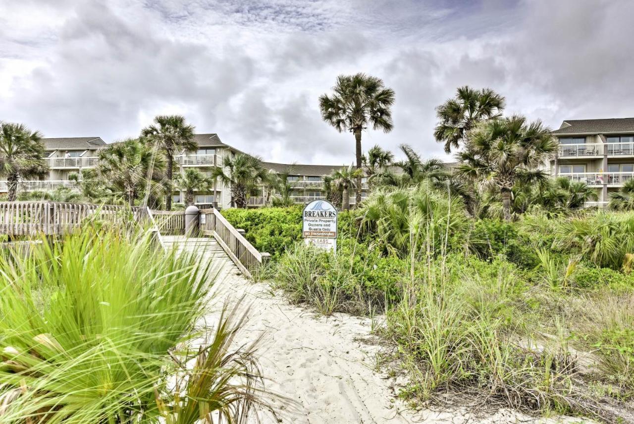 Walk To Beach Resort Condo In Hilton Head! Hilton Head Island Bagian luar foto